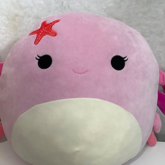 Squishmallows Cailey The Pink Crab Sea Squad Official Jazwares 13" Kellytoy - Picture 2 of 6
